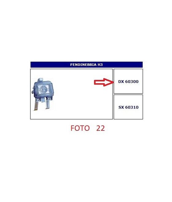 60300 FARO FENDINEBBIA (FOG...