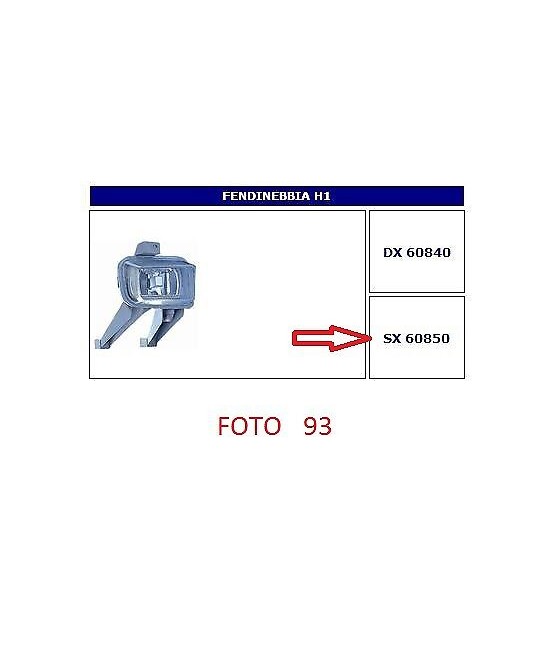 60850 FARO FENDINEBBIA (FOG...