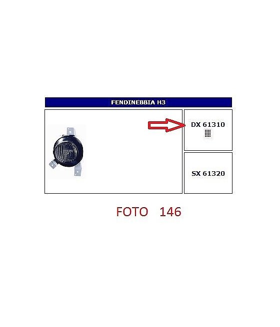 61310 FARO FENDINEBBIA (FOG...