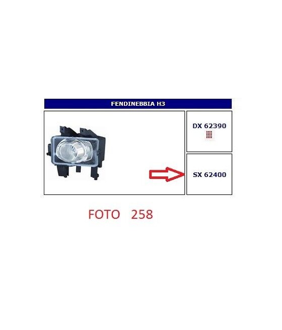 62400 FARO FENDINEBBIA SX...