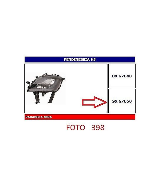 67050 FARO FENDINEBBIA SX...