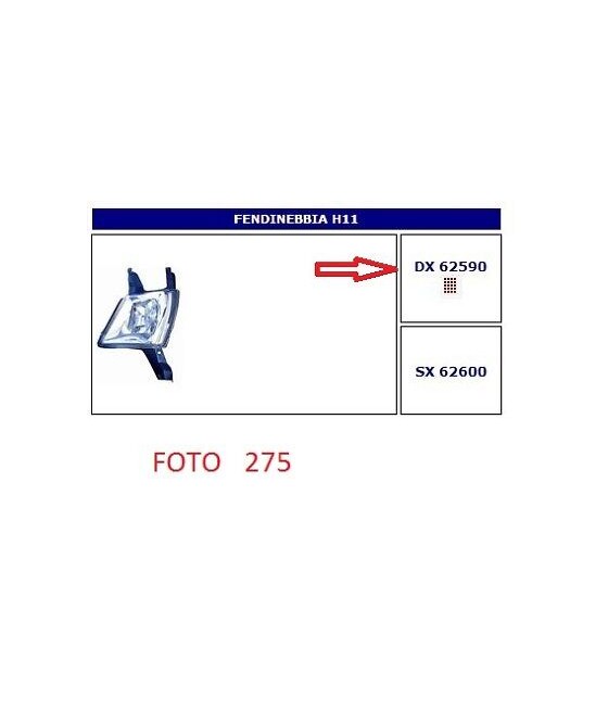 62590 FARO FENDINEBBIA (FOG...