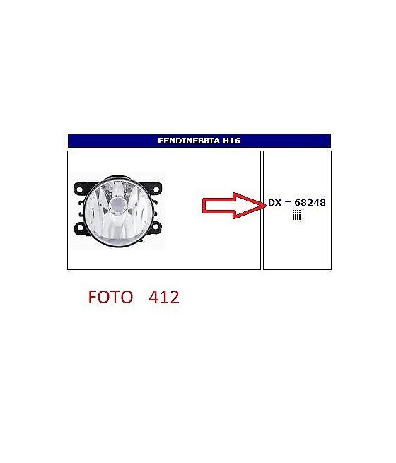 68248 FARO FENDINEBBIA (FOG...