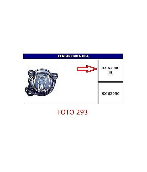 62940 FARO FENDINEBBIA (FOG...