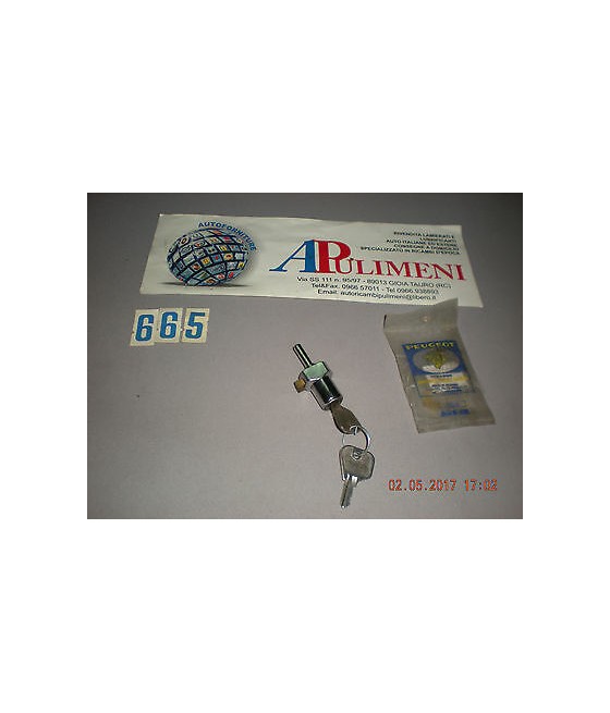 BLOCCHETTO PULSANTE CON CHIAVE (VACHETTE) PEUGEOT 404-504-204-304