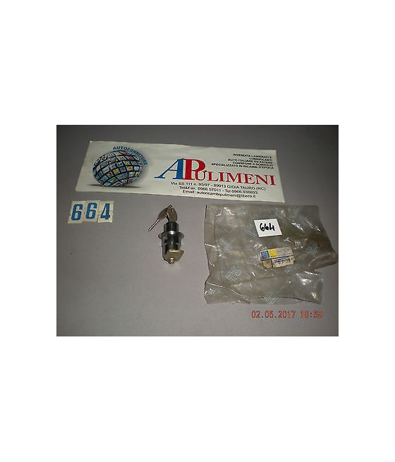 917035 BLOCCHETTO CON CHIAVE BAULE PEUGEOT 404-504-204-304