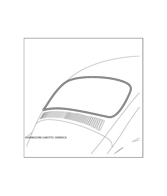 9404503 GUARNIZIONE LUNOTTO (SEAL GLASS REAR) PEUGEOT 505