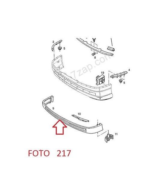 1400620 FASCIA PARAURTI...