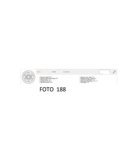 16943 DF590 COPPIA DISCHI...