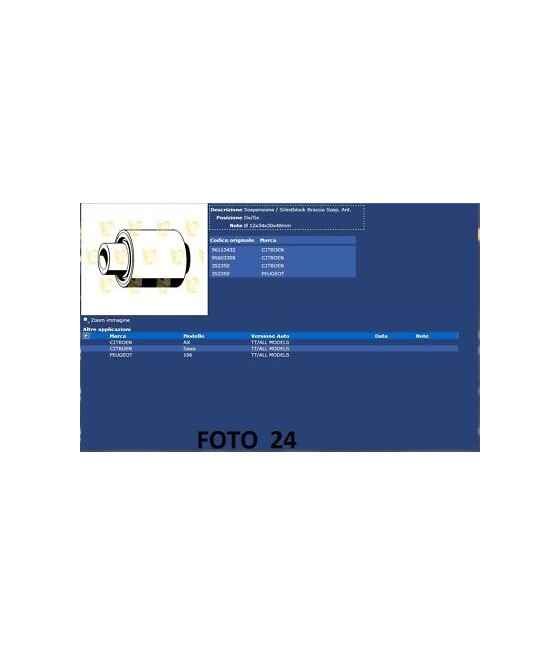 SB11749 SUPPORTO/SILENTBLOC...