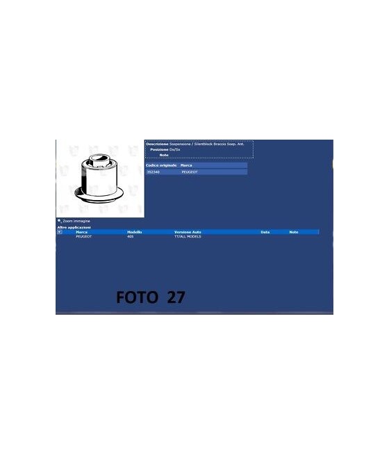 SB11761 SUPPORTO/SILENTBLOC...