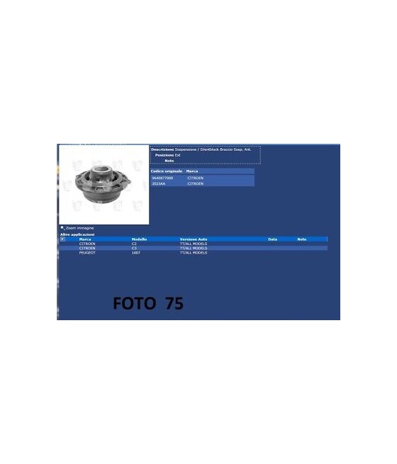SB22633 SUPPORTO/SILENTBLOC...