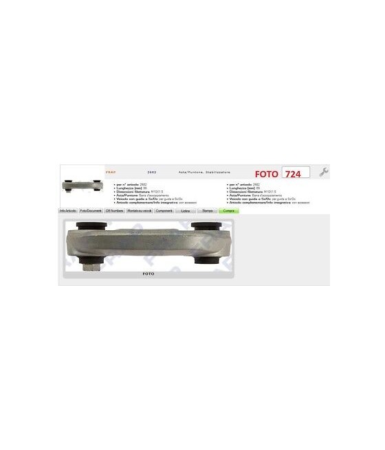 2682 8E0411317 TESTINA...