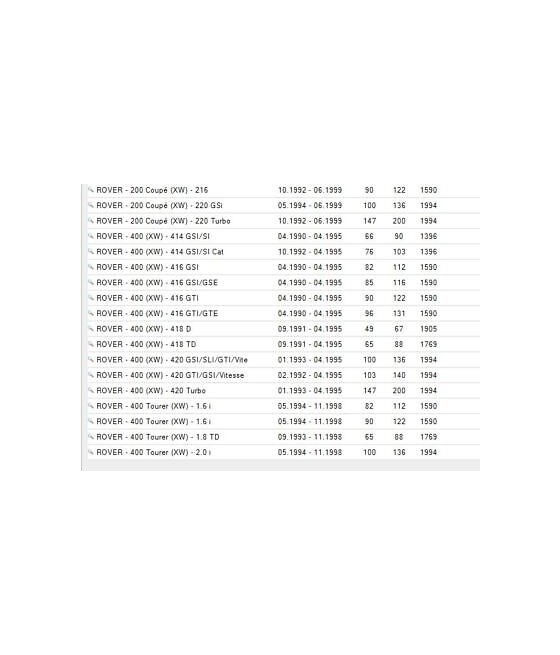 16059 24.0121.0107.1 COPPIA DISCHI FRENO (BRAKE DISCS) ANTERIORE ROVER 200-400