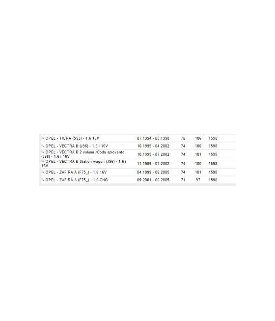 10541 24-0541 POMPA ACQUA (WATER PUMP) OPEL ASTRA F-G-CORSA B-C-TIGRA-VECTRA B