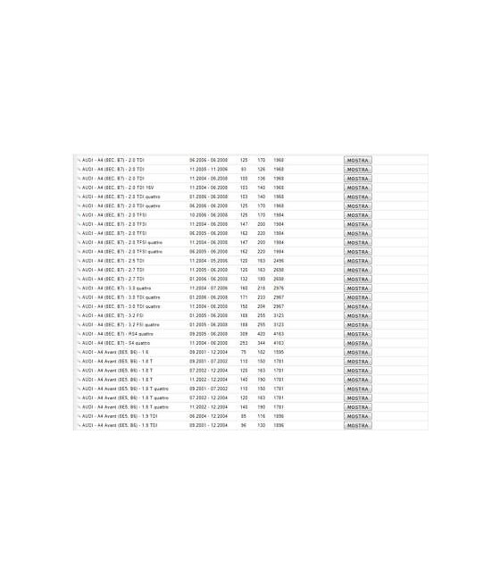 2682 8E0411317 TESTINA SNODO BRACCIO STERZO AUDI A4 A4 AVANT SEAT EXEO
