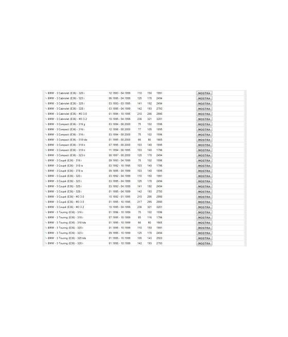 1338 TESTINA SNODO STERZO DX BMW SERIE 3 E36 Z3 COUPE' ROADSTER E36 ALPINA