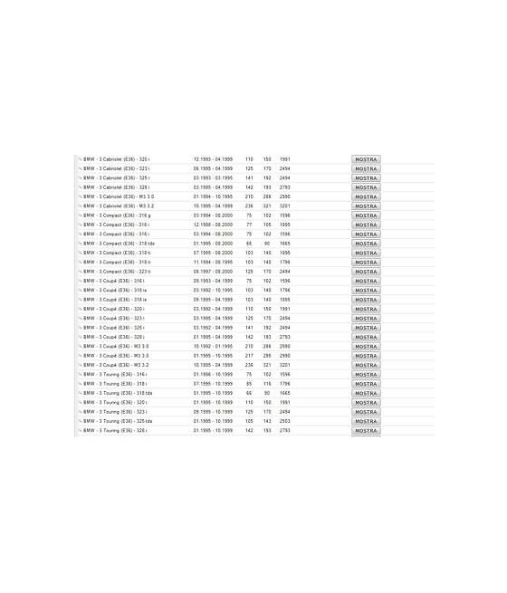 1339 TESTINA SNODO STERZO SX BMW SERIE 3 E36 Z3 COUPE' ROADSTER E36 ALPINA