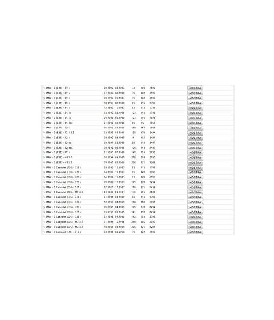 2517 TESTINA SNODO BRACCIO STERZO BMW SERIE 3 E30 E36 Z3 COUPE' ROADSTER E36