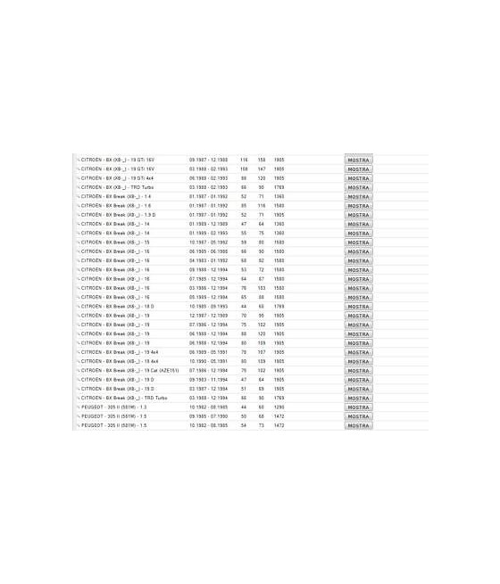 896 TESTINA SNODO BRACCIO STERZO PEUGEOT 305 405 CITROEN BERLINGO BX