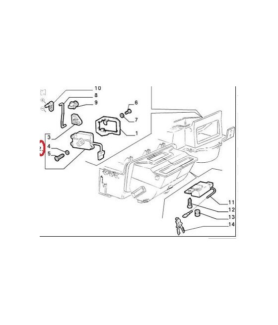 46721396 MOTORINO ELETTRICO RISCALDAMENTO FIAT BRAVO-COUPE'-LANCIA DELTA FL93
