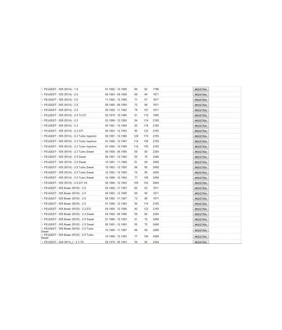 762 TESTINA SNODO BRACCIO STERZO PEUGEOT 104 204 205 304 305 306 307 309 404 504