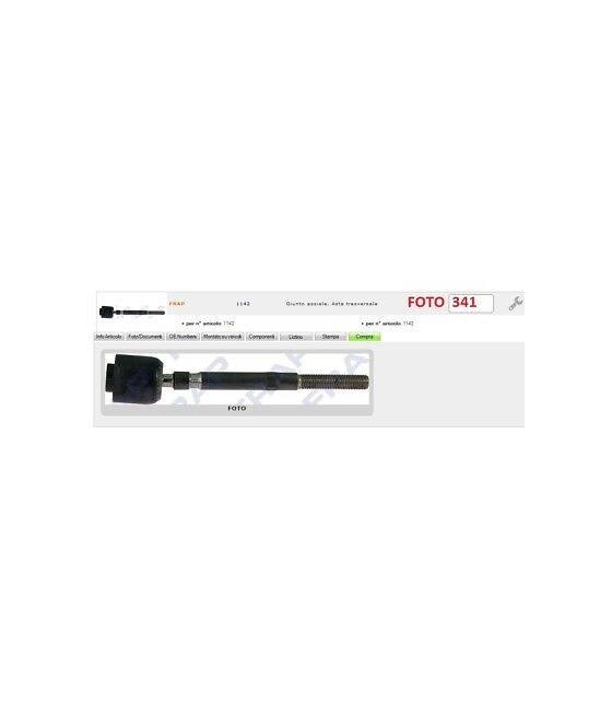 1142 9941127 TESTINA SNODO BRACCIO STERZO FIAT 126 652 704cc