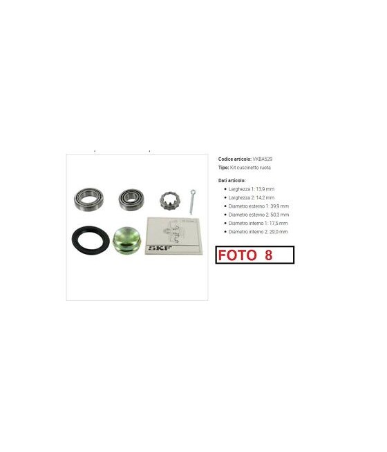 VKBA529 KIT CUSCINETTI...