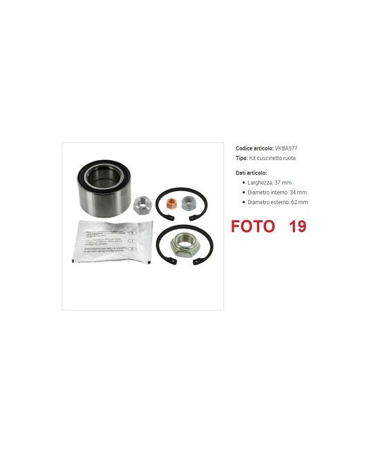VKBA577 KIT CUSCINETTI...