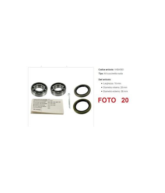VKBA583 KIT CUSCINETTI...