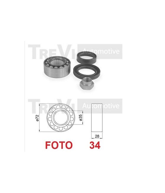 VKBA637 KIT CUSCINETTI...