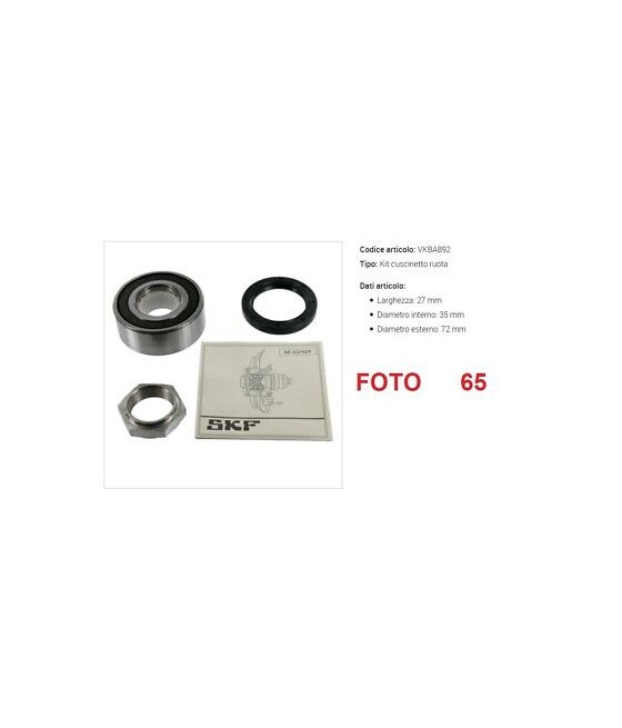 VKBA892 KIT CUSCINETTI...