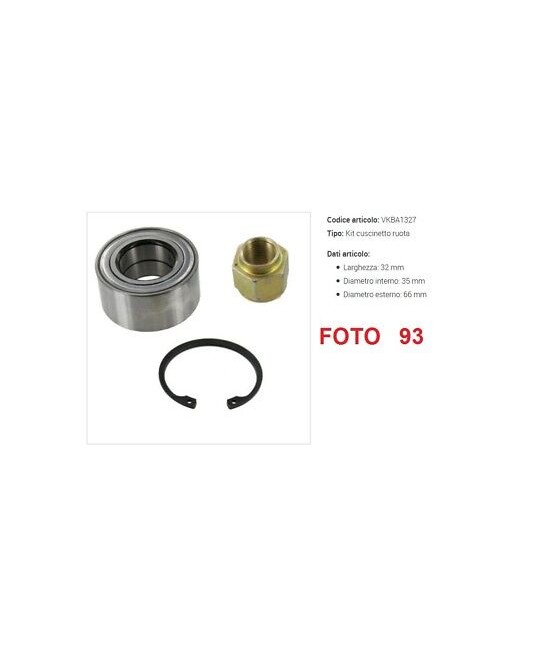 VKBA1327 KIT CUSCINETTI...