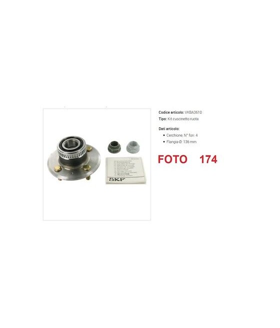 VKBA3610 KIT CUSCINETTI...