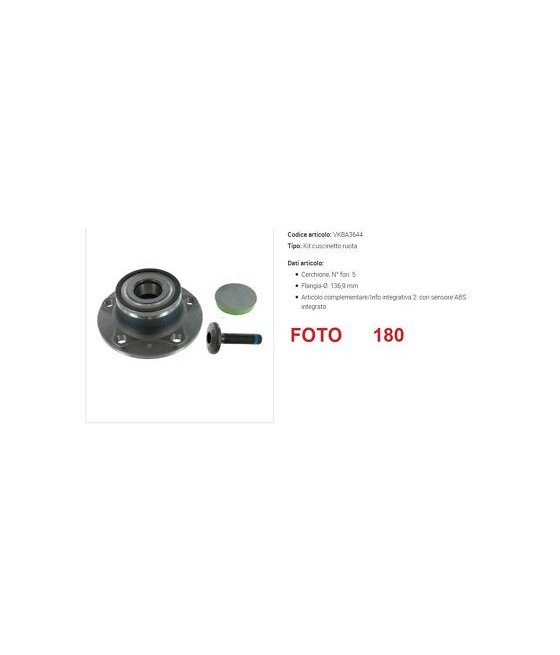 VKBA3644 KIT CUSCINETTI...