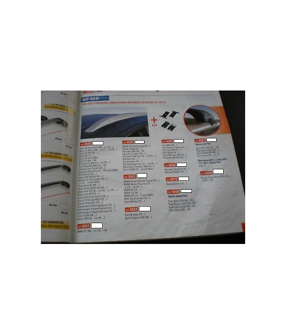 9290 KIT ATTACCHI BARRE PORTATUTTO GEO PER SUZUKI VITARA-GRAN VITARA
