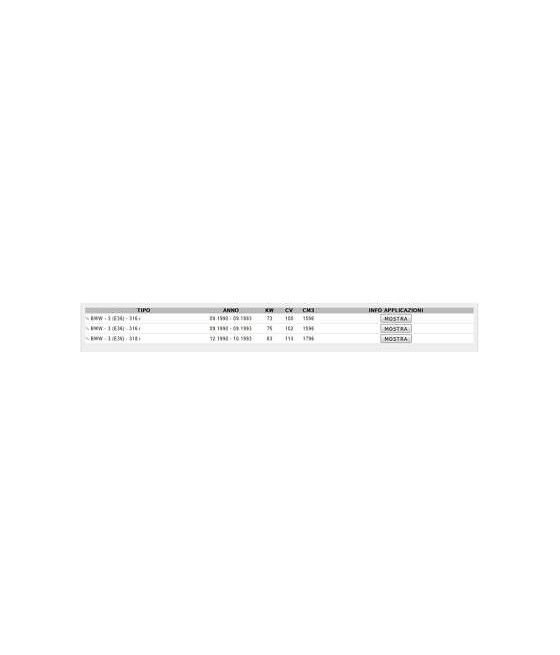 115194-115195 COPPIA AMMORTIZZATORI ANTERIORI DX/SX GAS BMW SERIE 3 E36 316i-318
