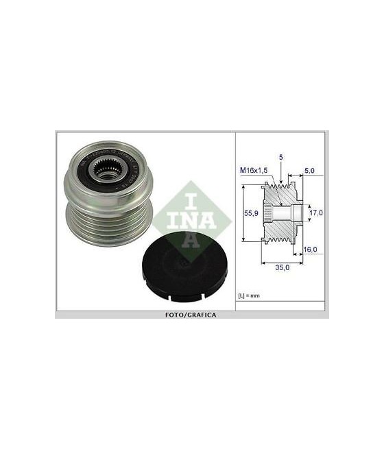 535000410 PULEGGIA ALTERNATORE AUDI A4-A6-VOLKSWAGEN PASSAT GEBE 