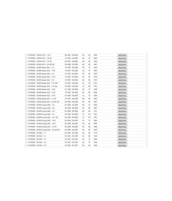 200447-200455 COPPIA AMMORTIZZATORI ANTERIORI DX/SX GAS CITROEN XSARA-BERLINGO
