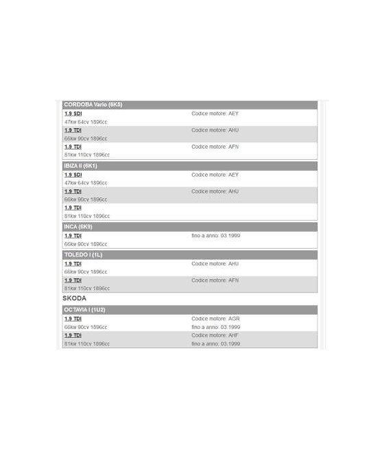 38.638 SENSORE DEBIMETRO-MISURATORE AUDI 80-A3-A4-A6-FORD GALAXY-SEAT ALHAMBRA