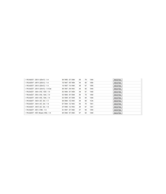 7371 3703H SERIE CAVI CANDELA CITROEN AX-BX-C15-ZX-PEUGEOT 106-205-309-405 CAVIS