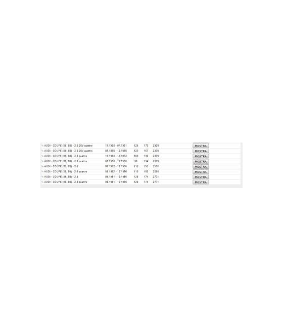 170426 AMMORTIZZATORE ANTERIORE GAS AUDI 80 86--96-AUDI 90 84--91-CABRIOLET-COUP