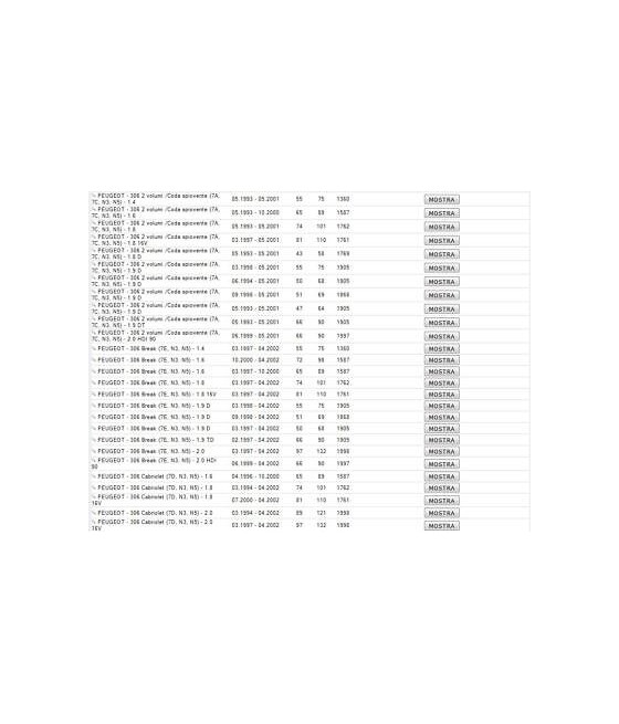 200447-200455 COPPIA AMMORTIZZATORI ANTERIORI DX/SX GAS CITROEN XSARA-BERLINGO
