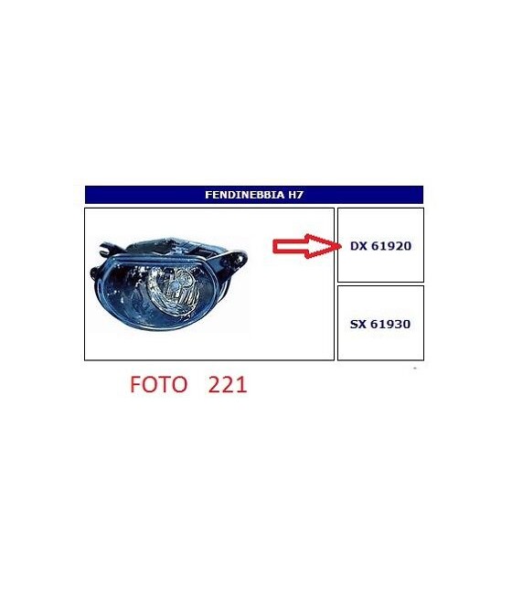 61920 FARO FENDINEBBIA (FOG...