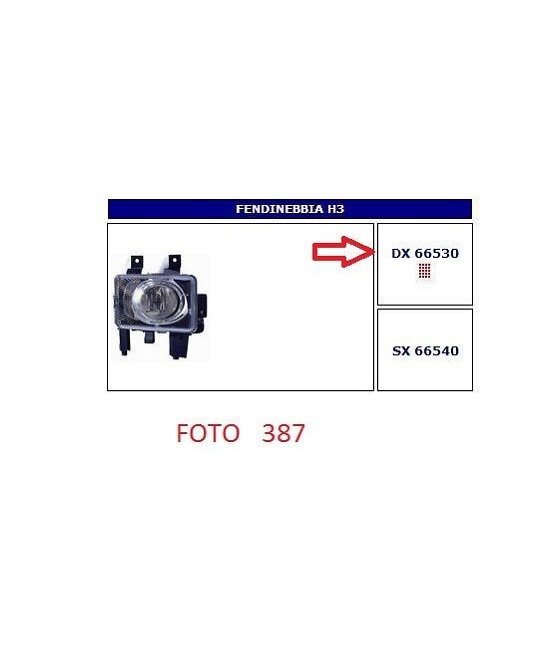 66530 FARO FENDINEBBIA (FOG...