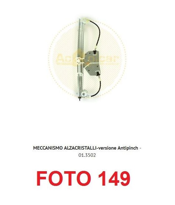 MECCANISMO ALZACRISTALLO...
