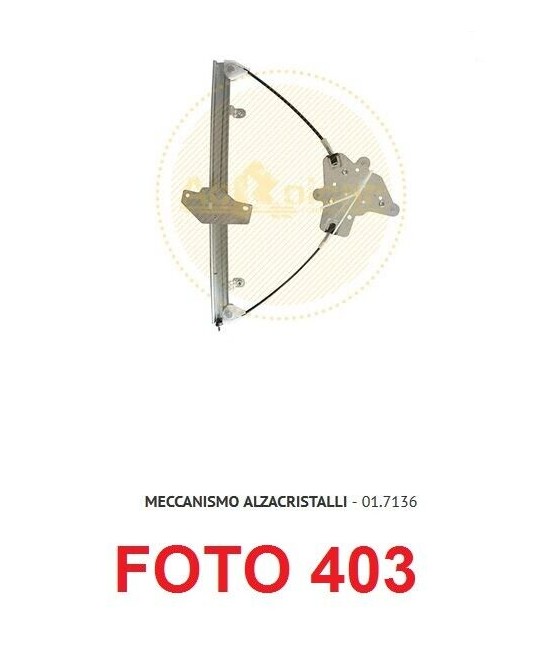 MECCANISMO ALZACRISTALLO...