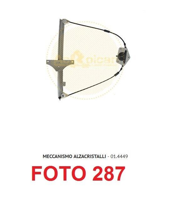 MECCANISMO ALZACRISTALLO...