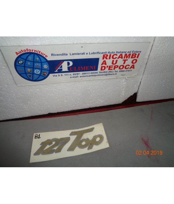 SCRITTA LOGO ADESIVO COFANO...