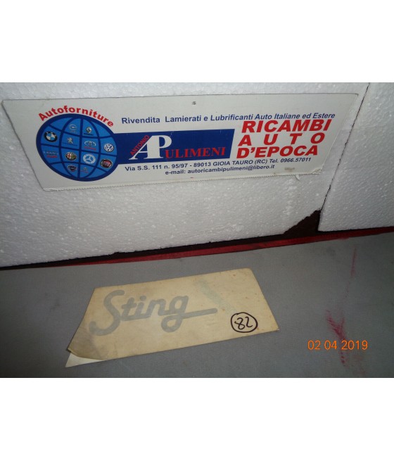 SCRITTA LOGO ADESIVO...